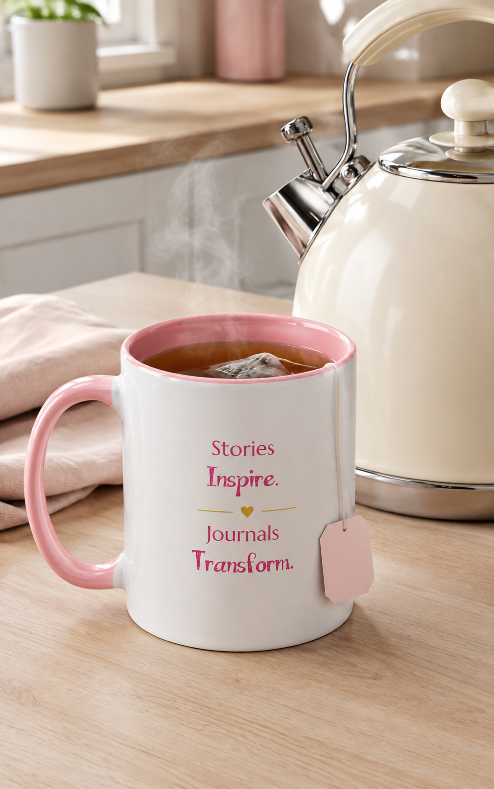 Inspirational Mug & Cap - Pink DUO Bundle