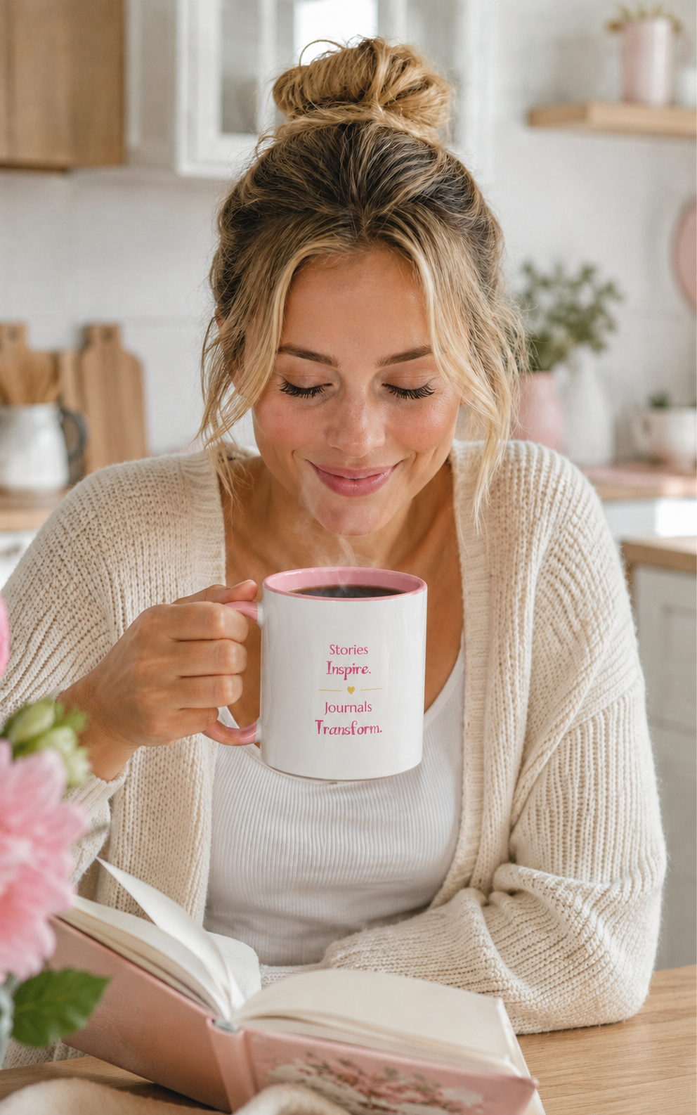 Inspirational Mug & Cap - Pink DUO Bundle