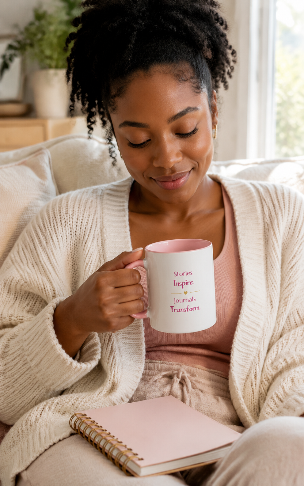 Inspirational Mug & Cap - Pink DUO Bundle